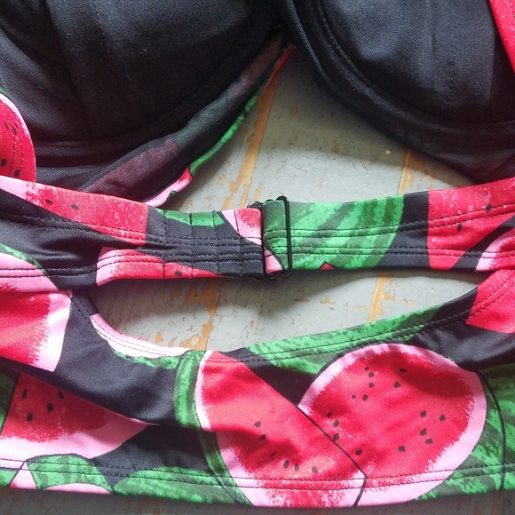 Torrid Underwire Push Up Bikini Top Watermelon - Picture 3 of 8